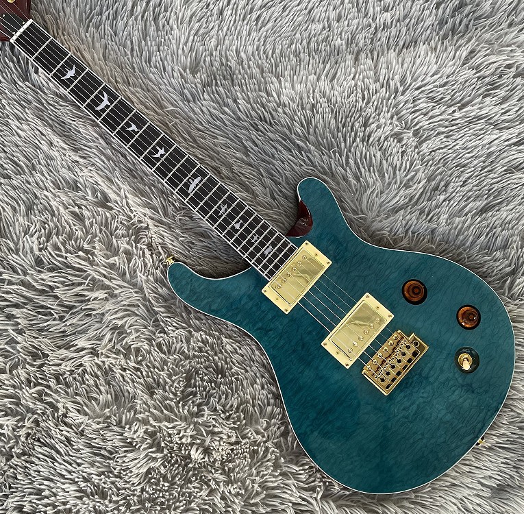 New New SE PR Electric Guitar Blue Bird Tremolo Bridge Rosewood Fretboard