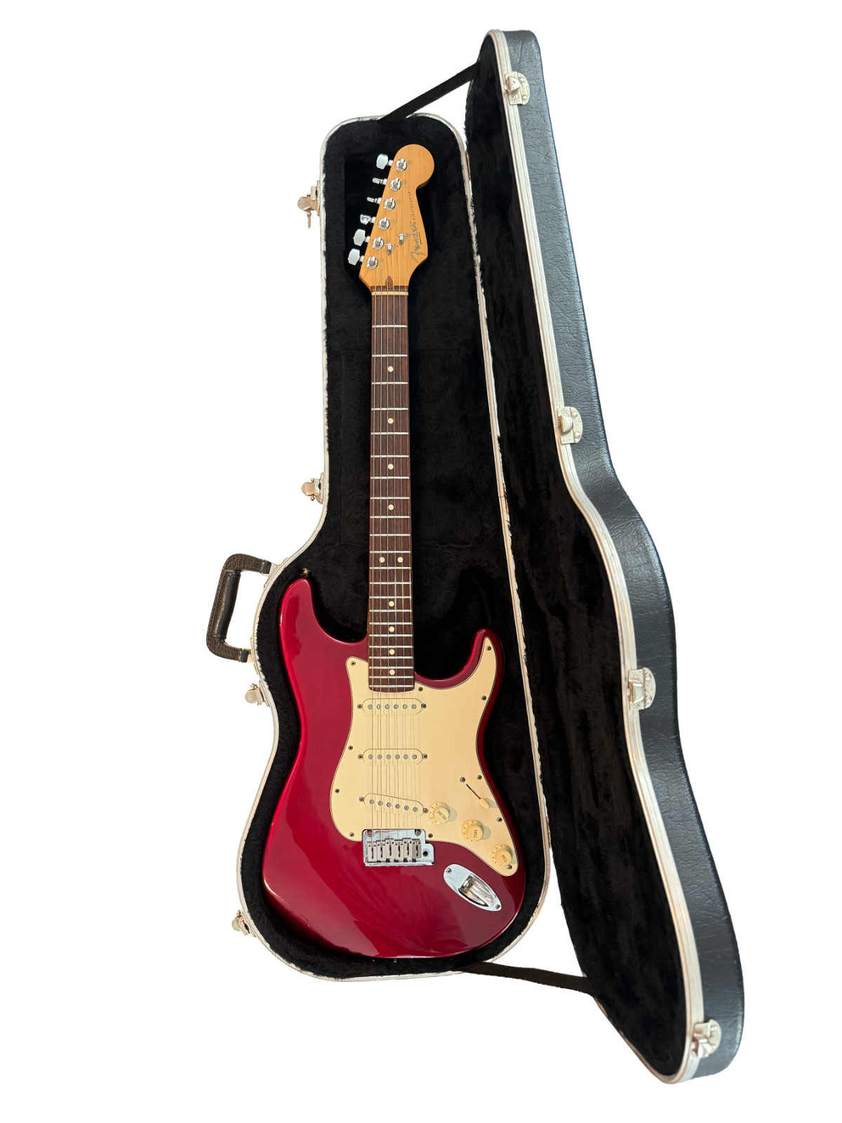 1996 Fender American Standard Stratocaster USA Candy Apple Electric Guitar