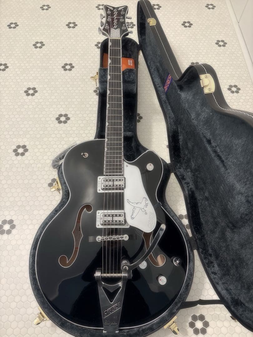 Gretsch Pro Falcon SL BLK Electric Guitar Black 24.6 in Condition