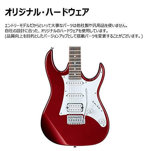 Ibanez GRX70QA-TRB Electric Guitar Beginners Accessory Transparent Red Burst