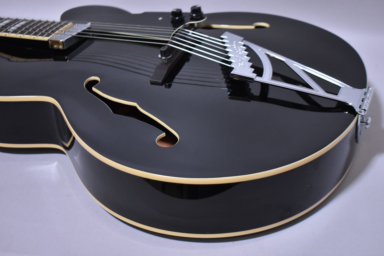 D’Angelico Premier EXL-1 Hollowbody Archtop Electric Guitar Black Finish