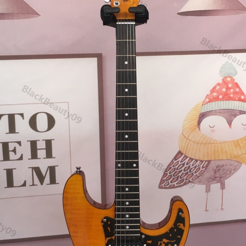 Electric Guitar Custom Binding SSS Basswood Body Flame Maple Top BEST OFFER
