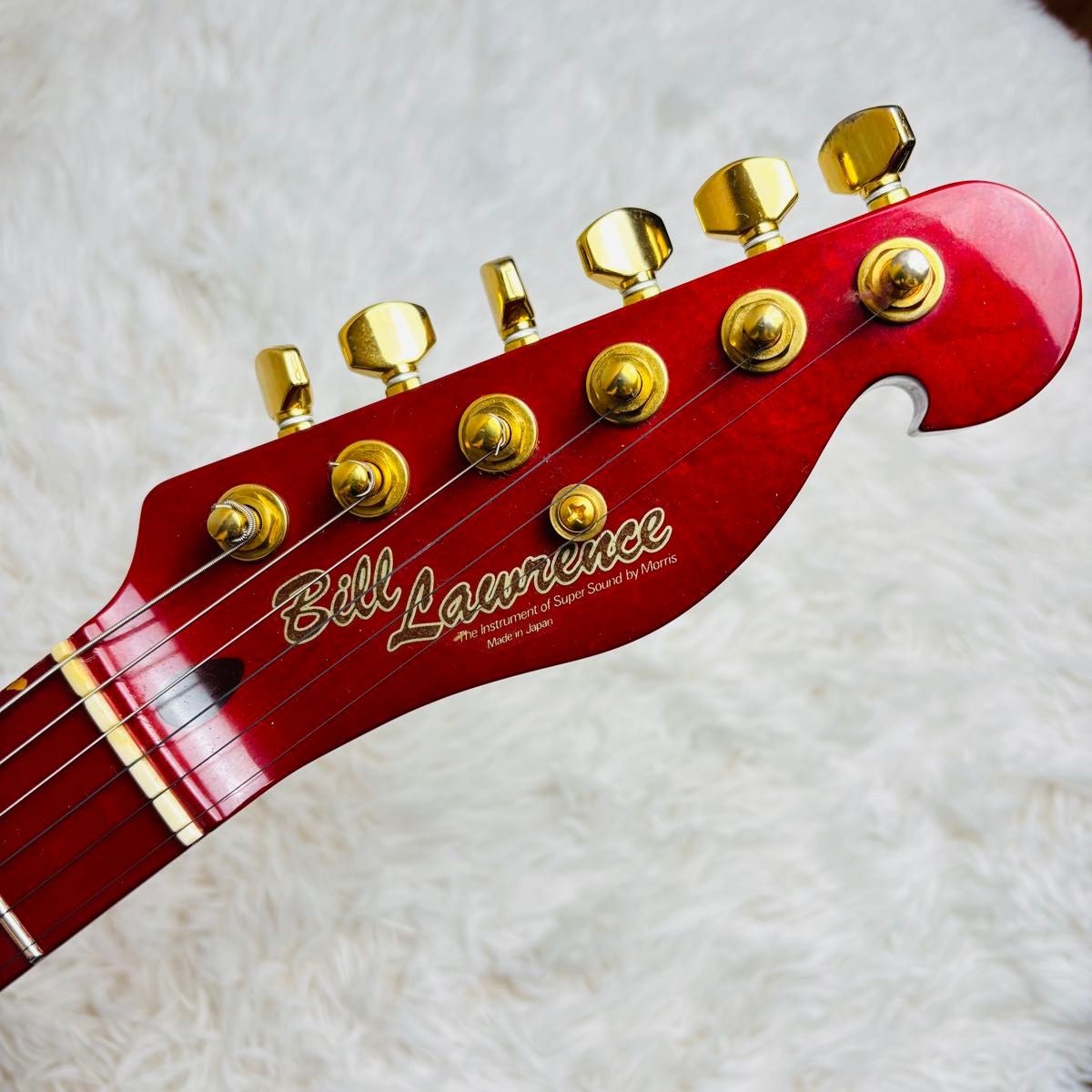 Bill Lawrence BKIM-60G Telecaster Red Gold Parts Electric Guitar