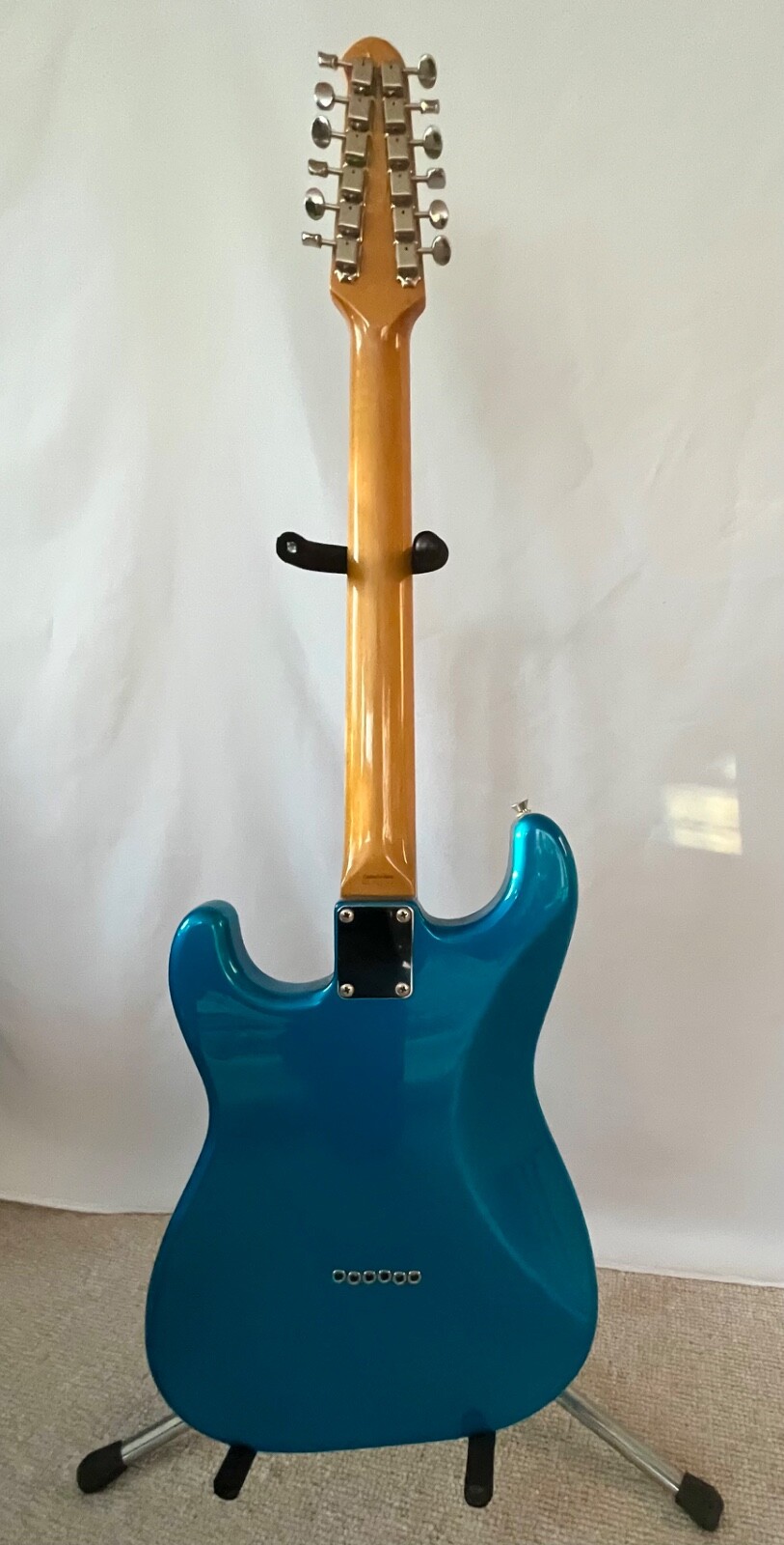 2004 Fender Stratocaster XII ST-12 12 String Electric Guitar w Case & Stand