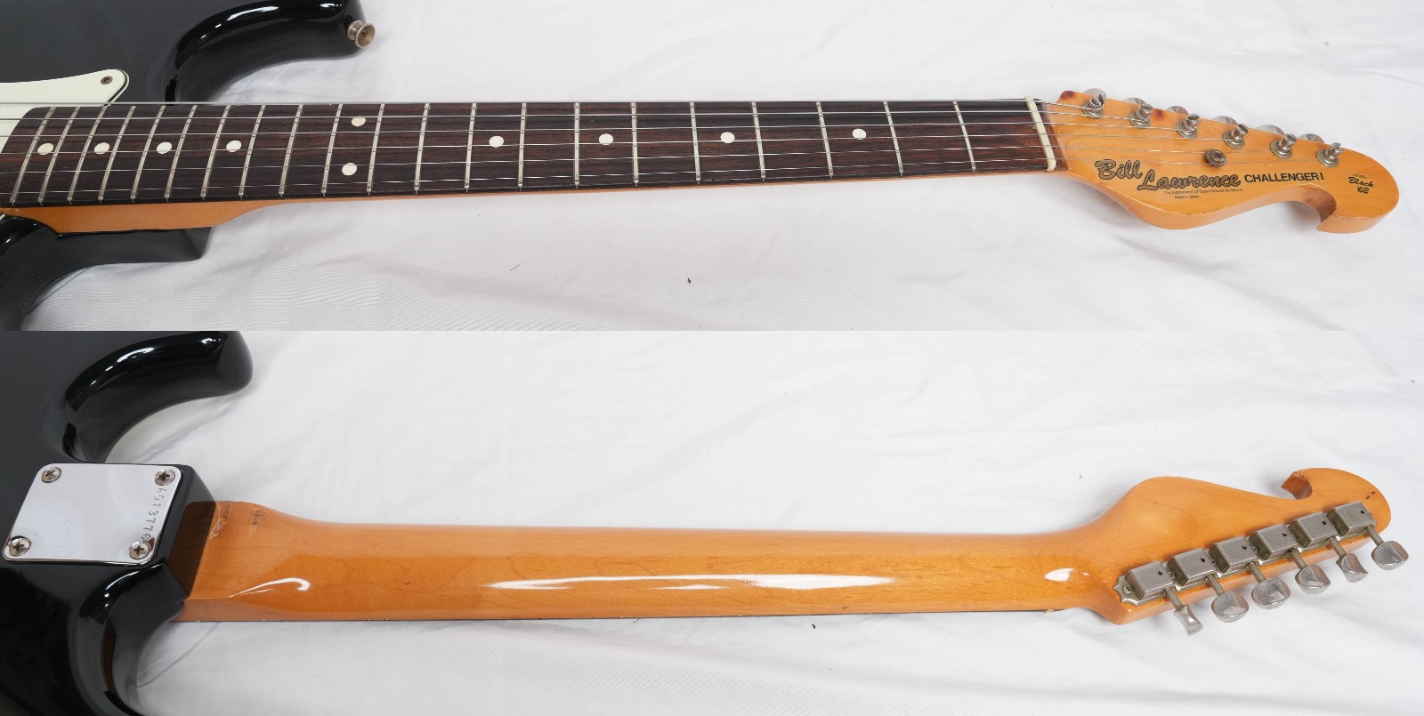 Bill Lawrence CHALLENGER-I Black 62 BCIR 1980s Japanese-made Stratocaster