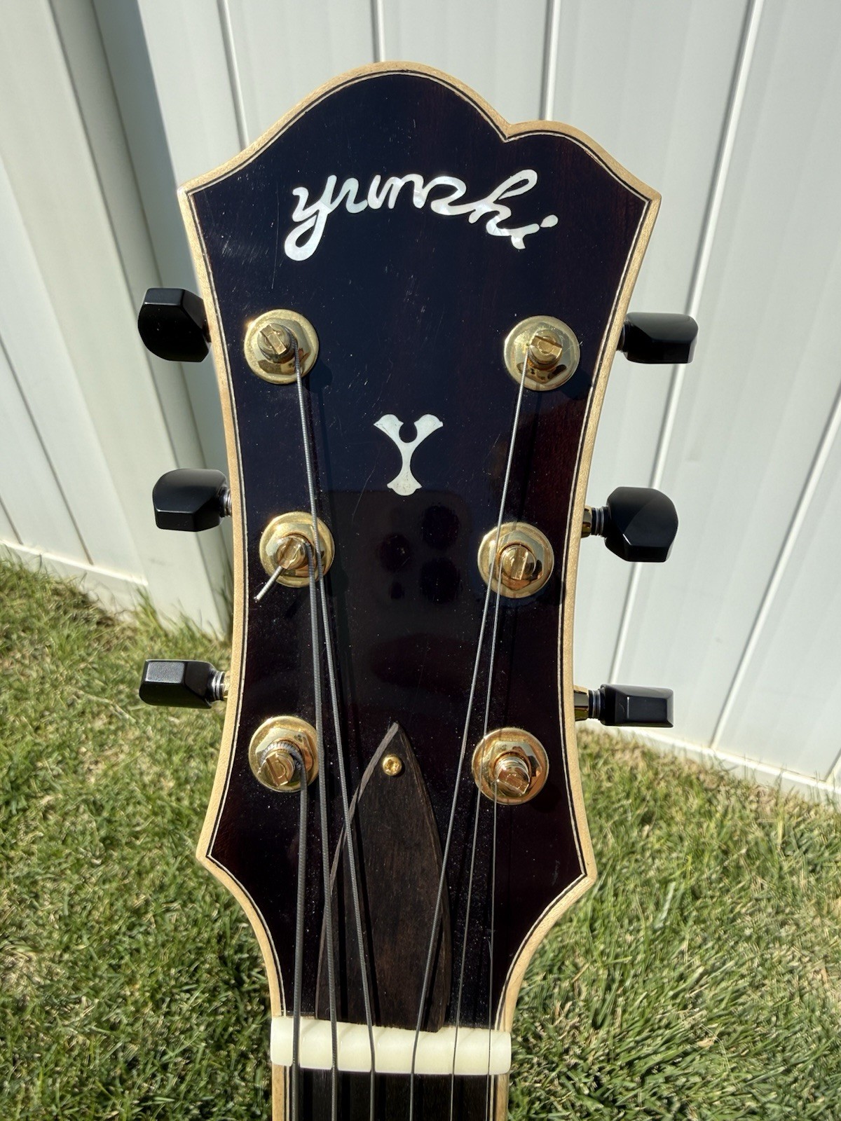 Yunzhi Jazz Box Archtop Guitar Solid Spruce Top 2024