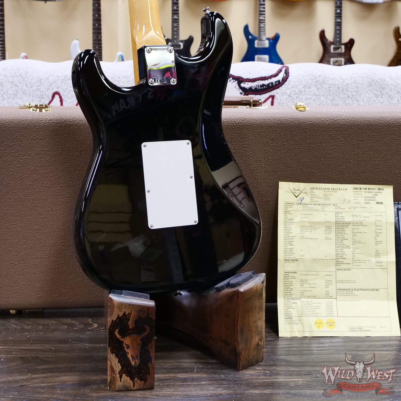 Fender Custom Shop Wild West Lightning Stratocaster Floyd Rose HSS NOS Black