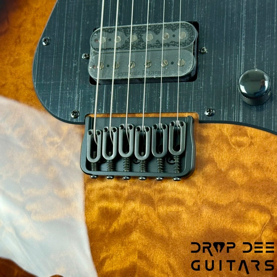 ESP LTD SN-1000HT QM Electric Guitar – Dark Brown Sunburst