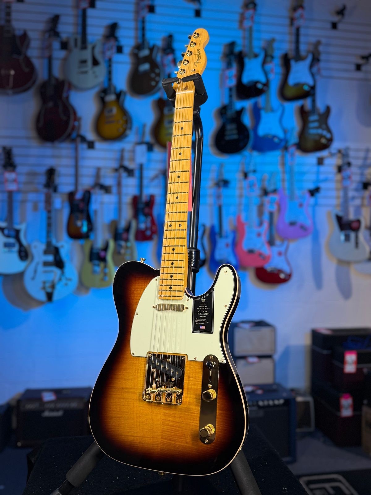 Fender 75th Ann American Professional II Custom Tele 2-Color Sunburst 176