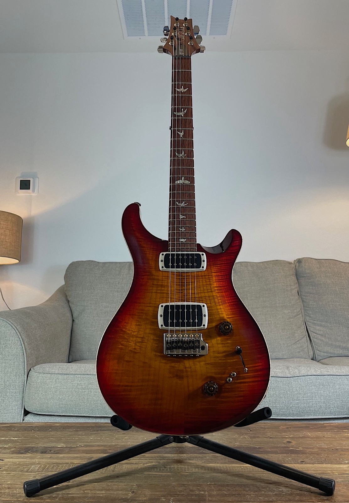 2019 PRS 408 Dark Cherry Sunburst