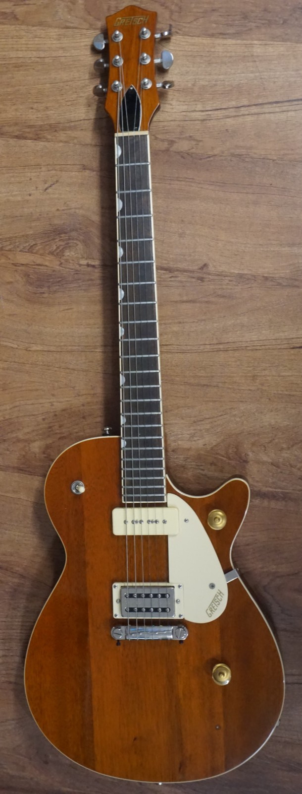 (RI4) Gretsch G2215-P90 Streamliner Jr. Jet Club P90 Guitar, Single Barrel Stain