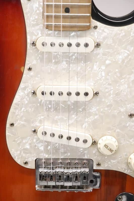 Harmony H-80 Strat Style Electric Guitar Sunburst Finish 1980’s