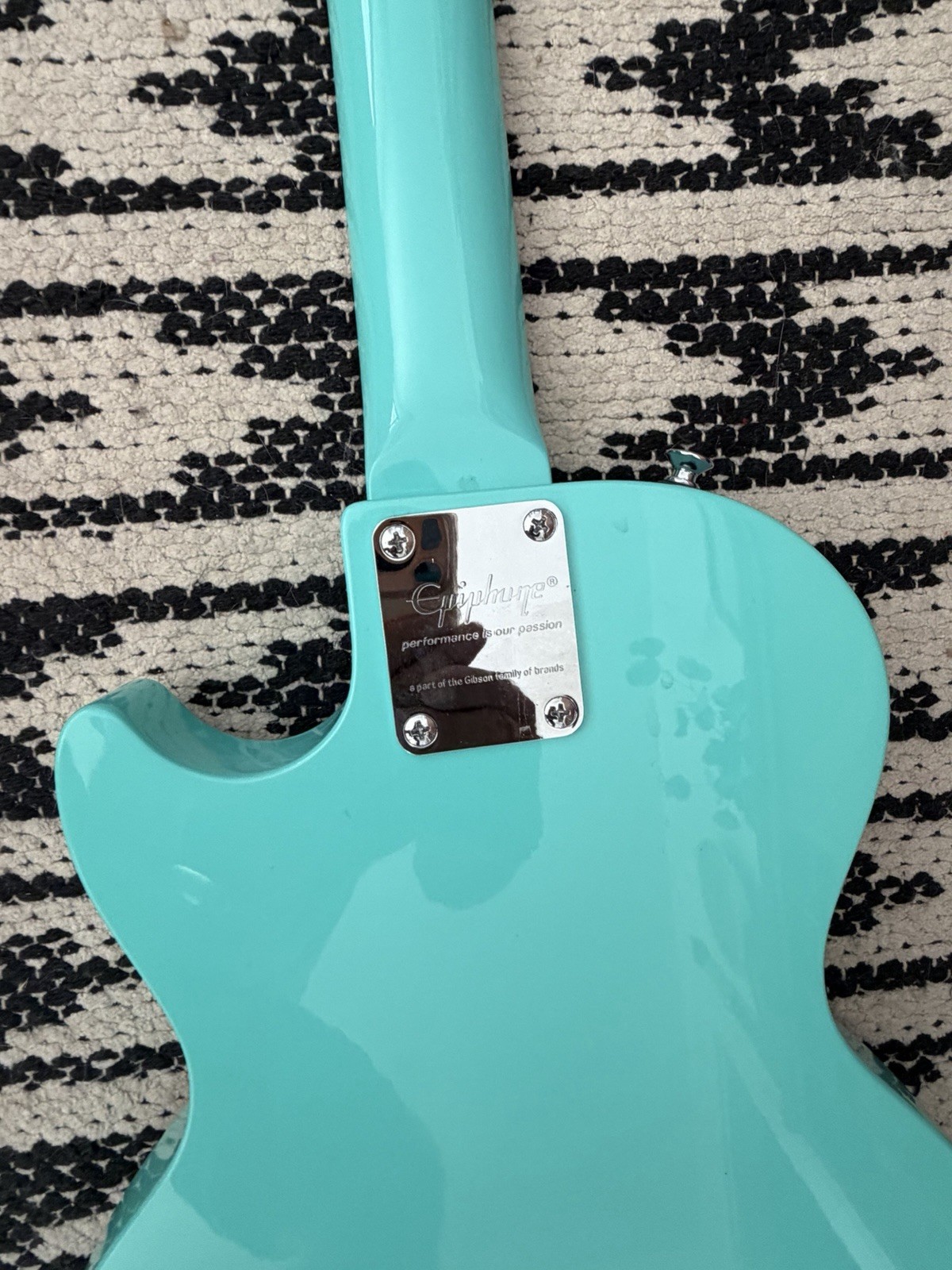 2018 Epiphone Les Paul SL Turquoise Melody Maker Guitar *READ*