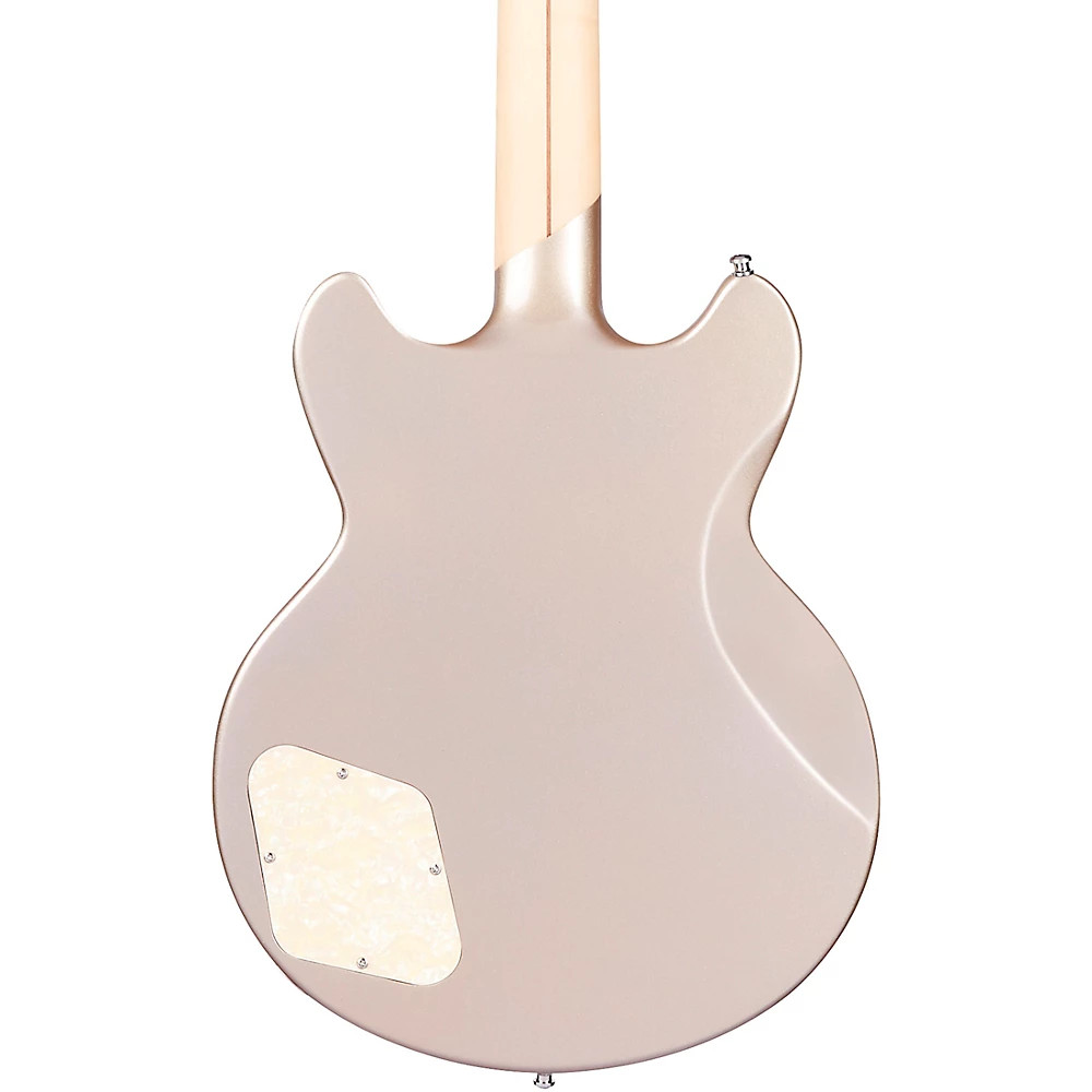 D’Angelico Deluxe Brighton Solidbody Guitar Duncan Humbuckers Stopbar Desert Gld