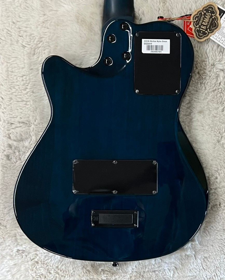 Godin Multiac Nylon Deluxe Acoustic Electric Oceanburst Guitar w/Gig Bag