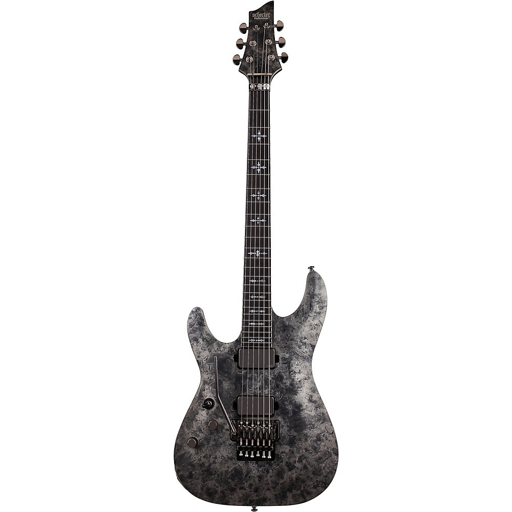 Schecter Guitar Research Ernie C C1 Left Handed Electric Guitar Black Reign