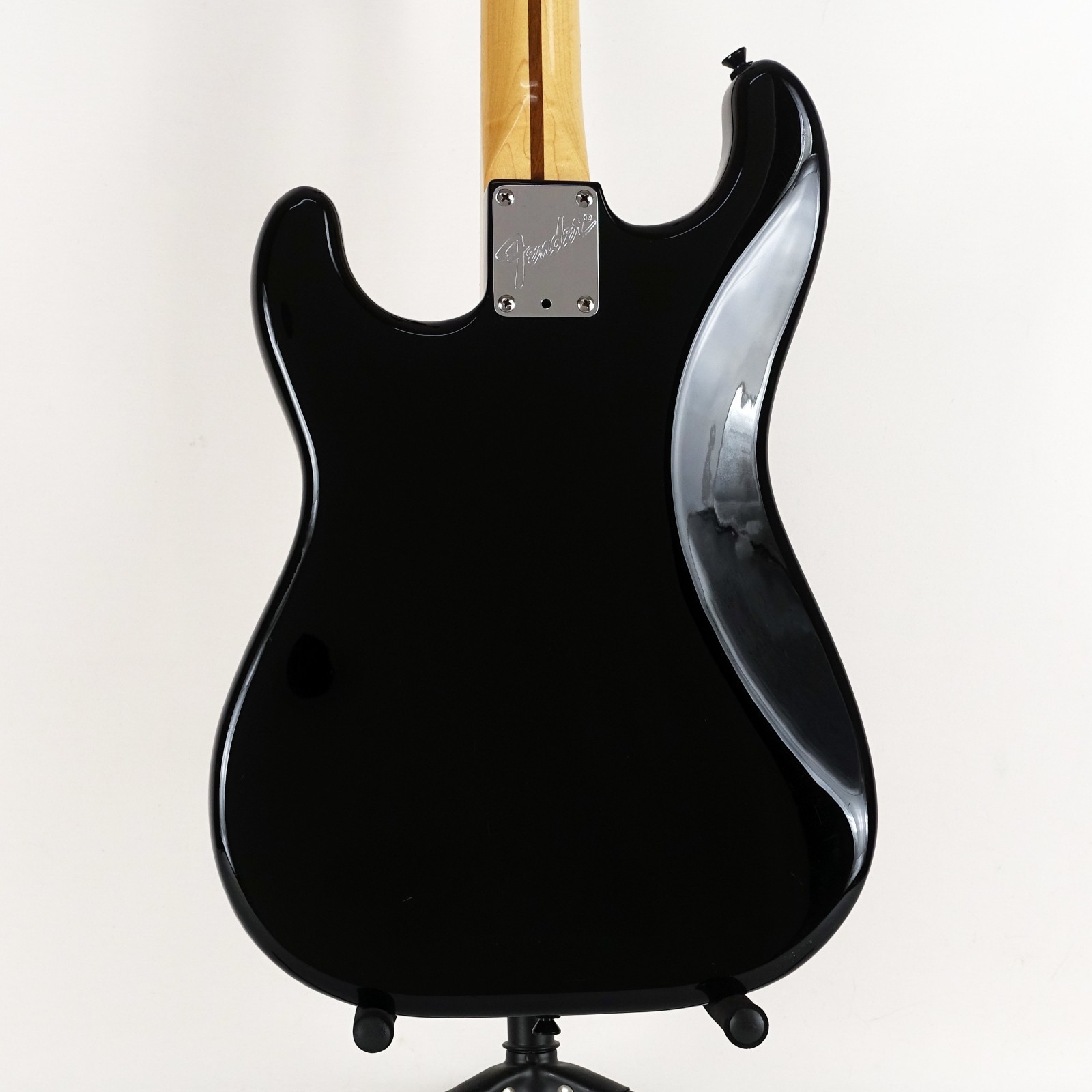 1983 Fender 2 Knob Stratocaster Black Rare Hardtail with Hardshell Case