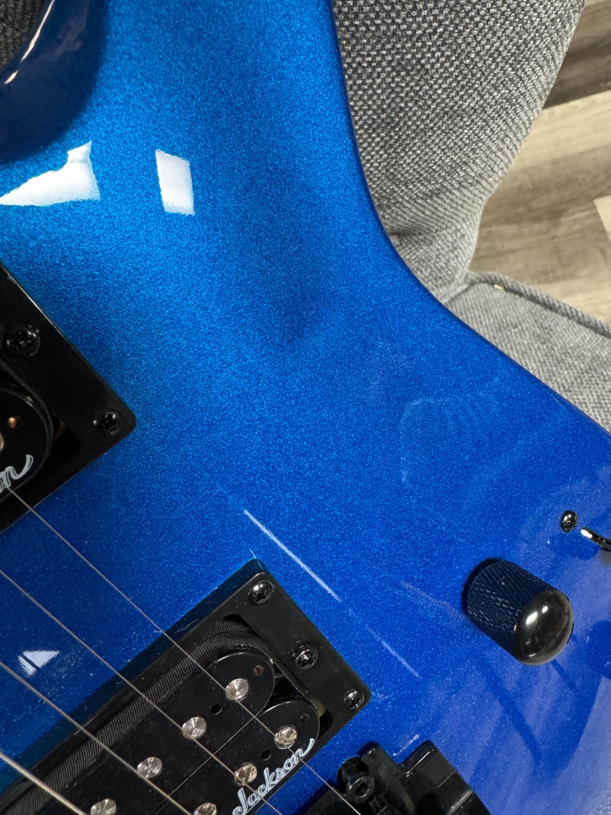 Jackson JS22 DKA Electric Guitar – Metallic Blue