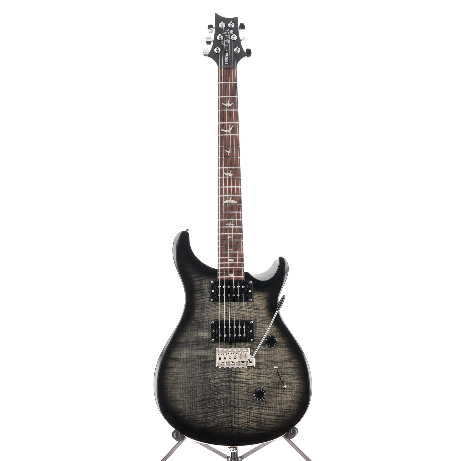PRS SE Custom 24 Electric Guitar Charcoal Burst (P) (36413)