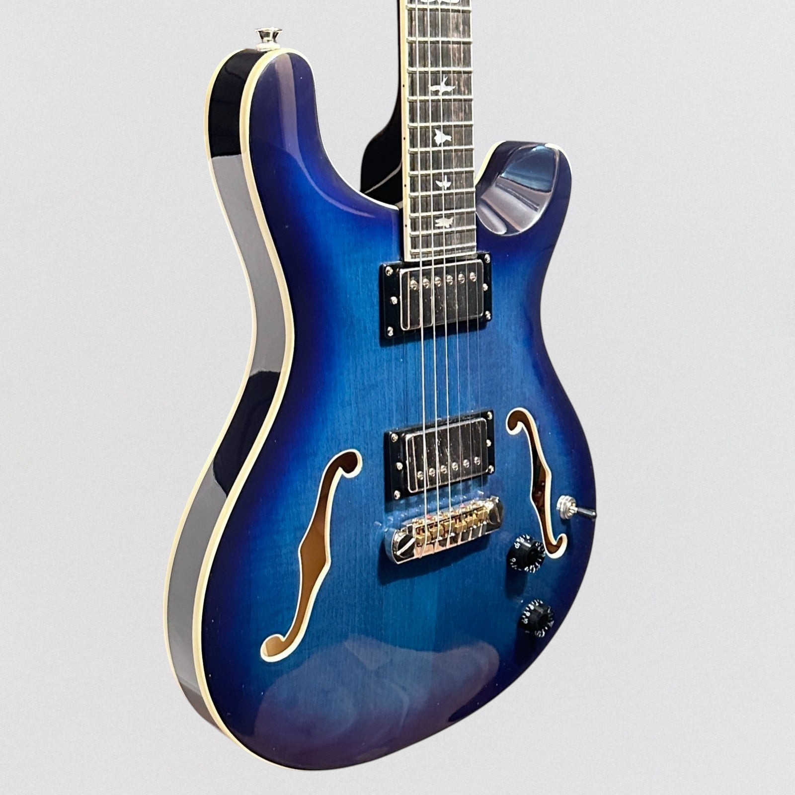 Paul Reed Smith PRS SE Hollowbody II Electric Guitar w/ Case – Faded Blue Burst