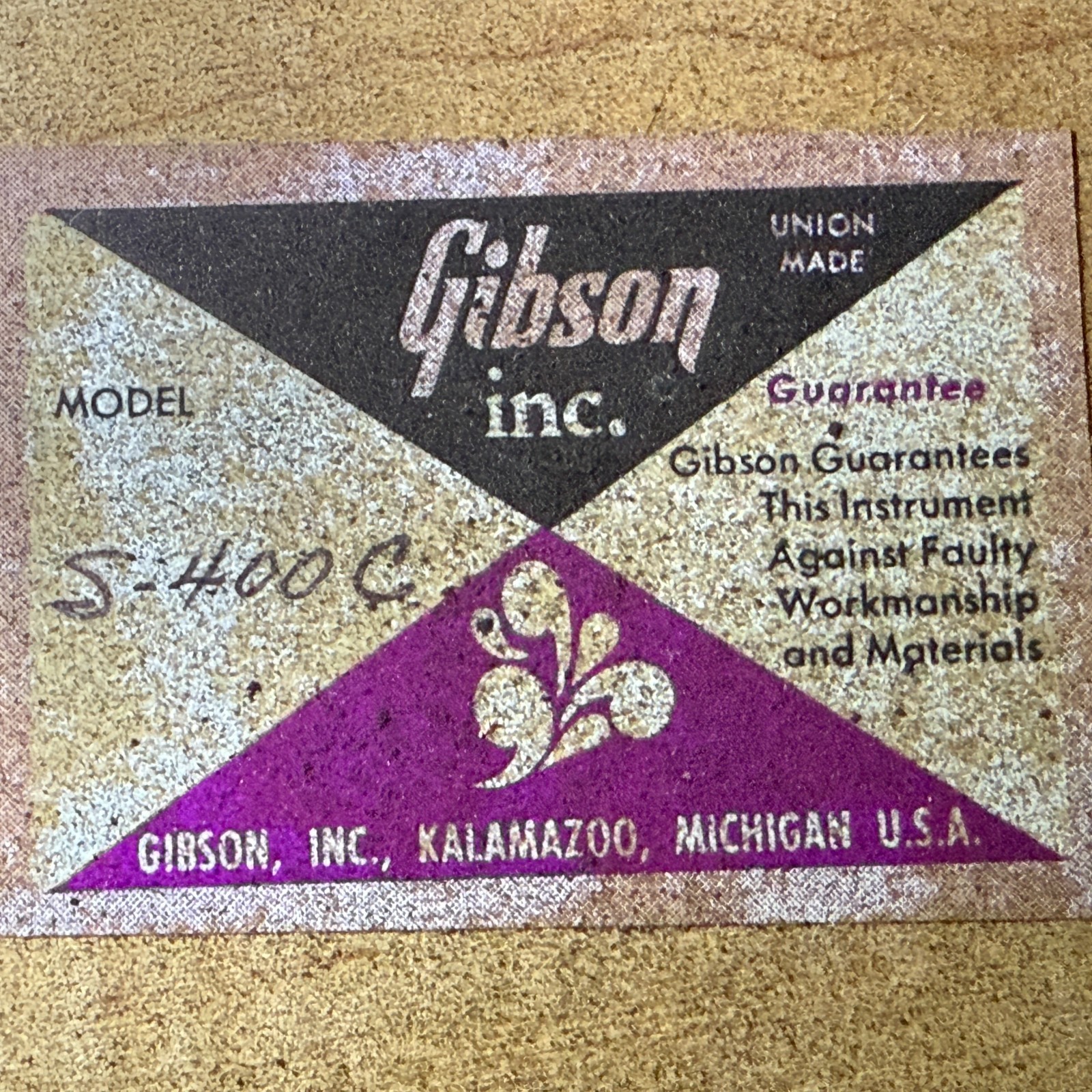 1968 Gibson Super 400C Acoustic Archtop with Floating Johnny Smith Pickup