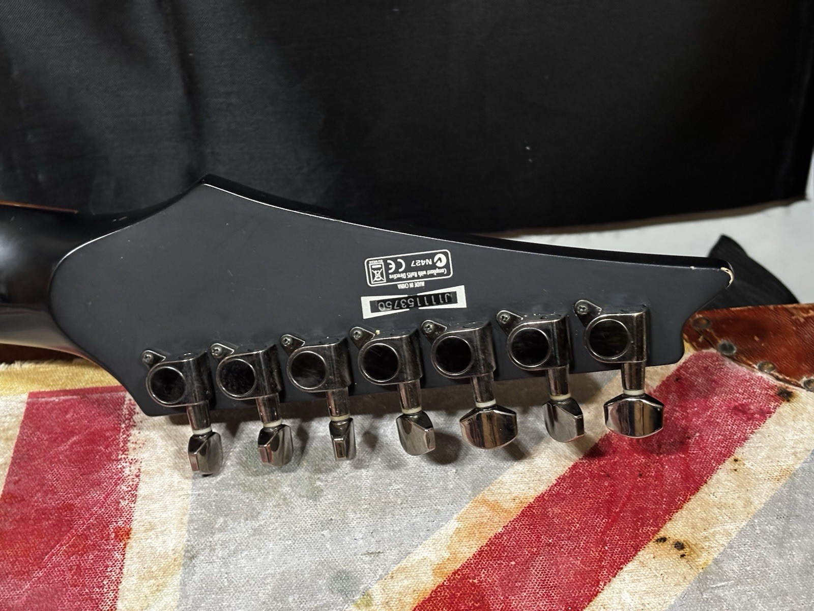 Ibanez XG307-BKF Glaive Black Flat Electric Guitar