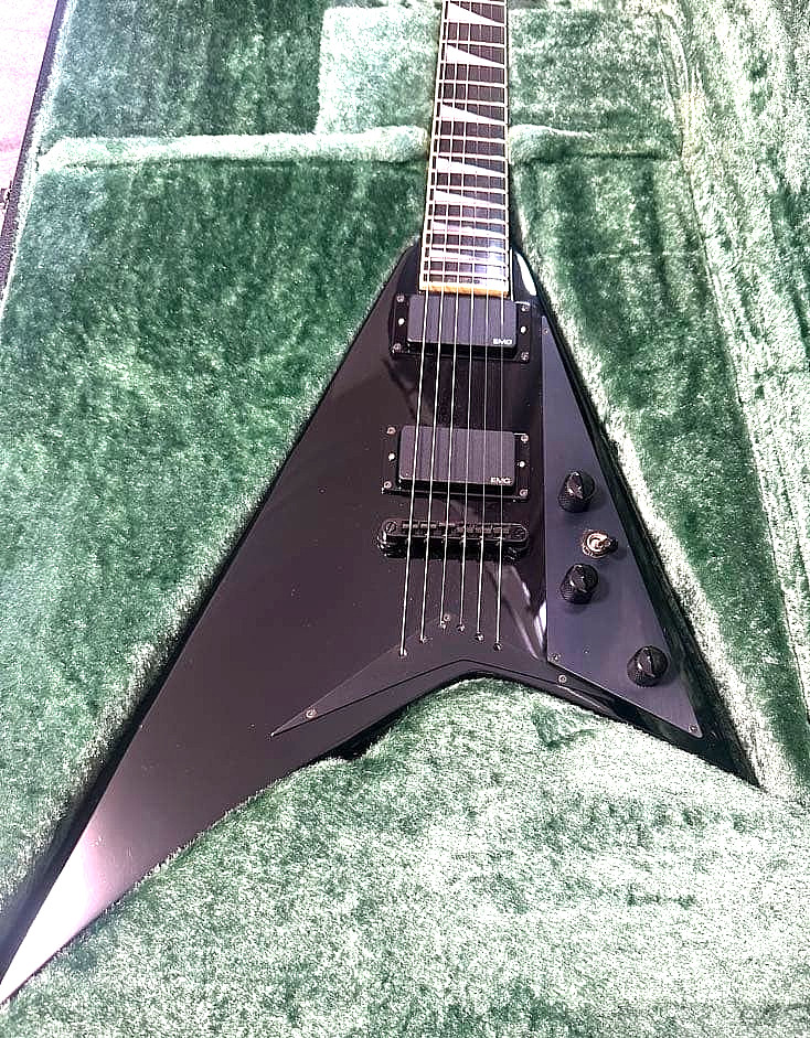 Jackson Randy Rhoads V Black EMG Neck-Through Vintage Rare Guitar 1993 MIJ Japan
