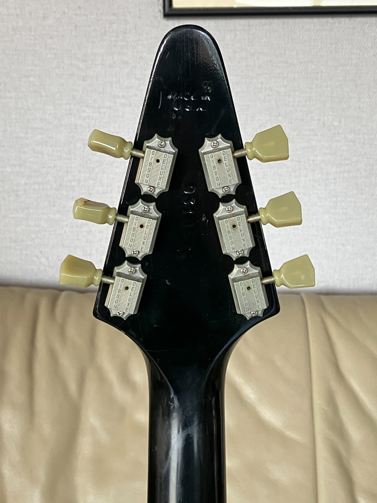 1996 Gibson Flying V Ebony Black with original hard case Used electric guitar