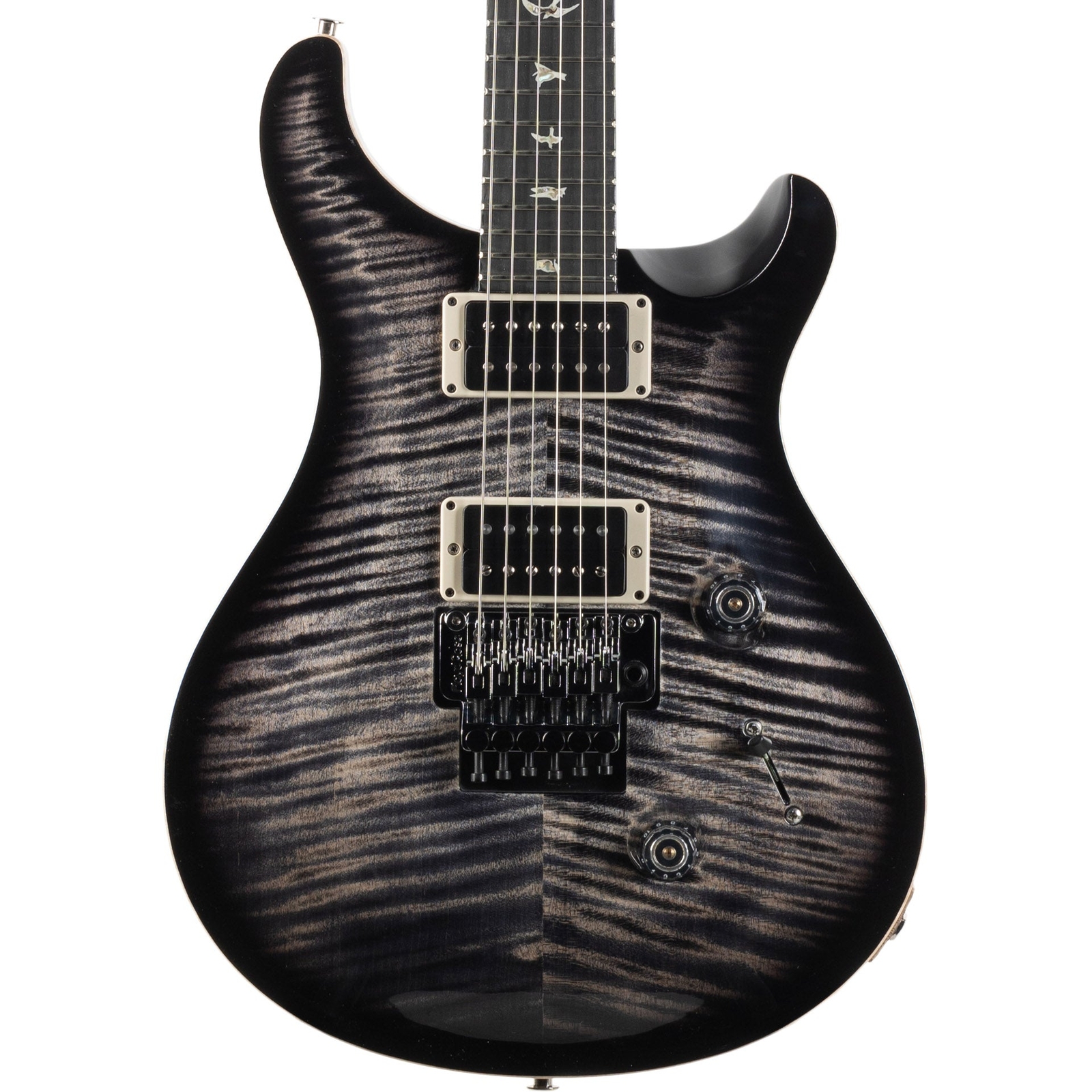 PRS Custom 24 “Floyd” 2024 Electric Guitar – Charcoal Burst 10-Top