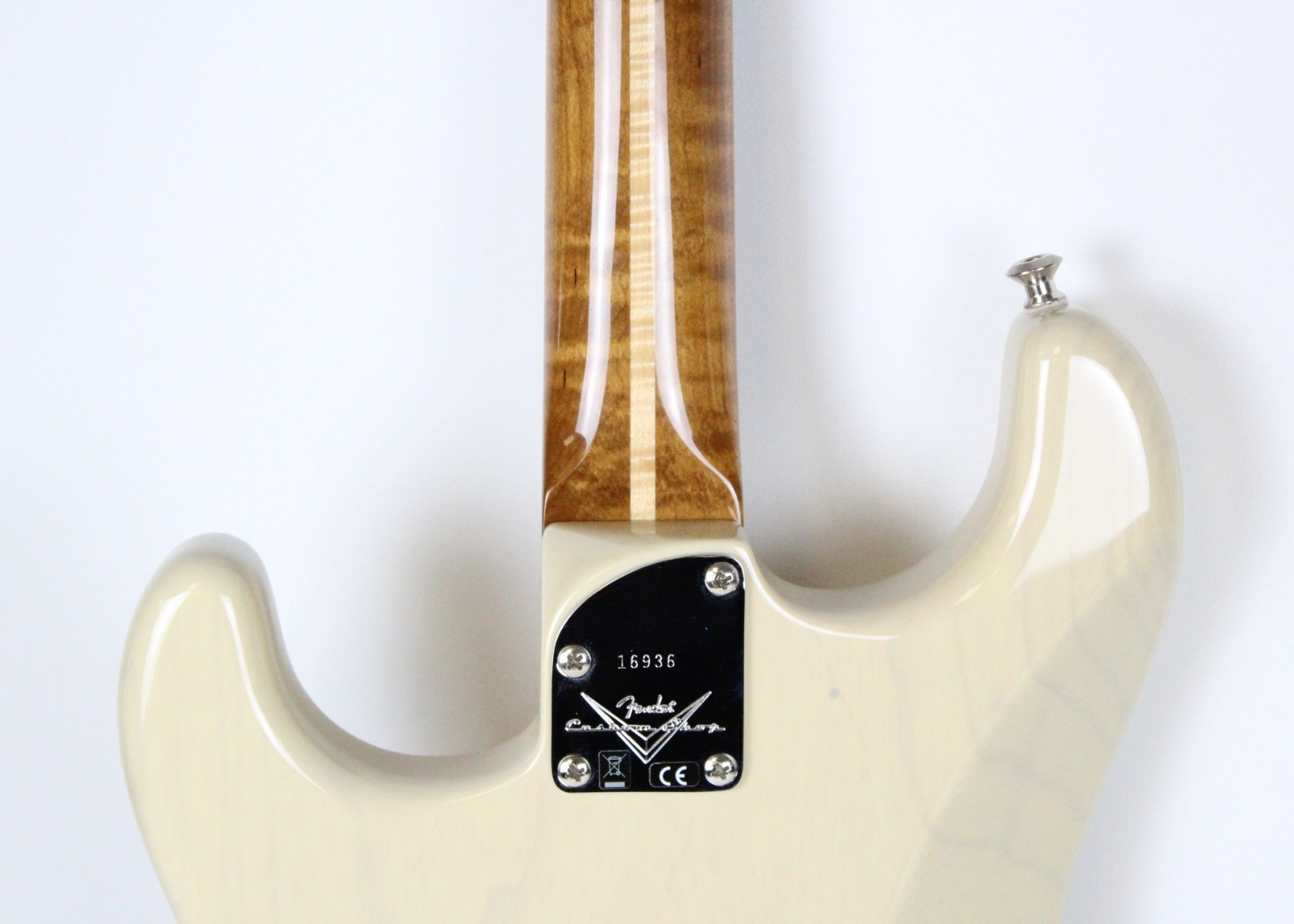2024 Fender CS NOS Strat Honey Blonde AAA Roasted Flame Maple Neck OHSC USA