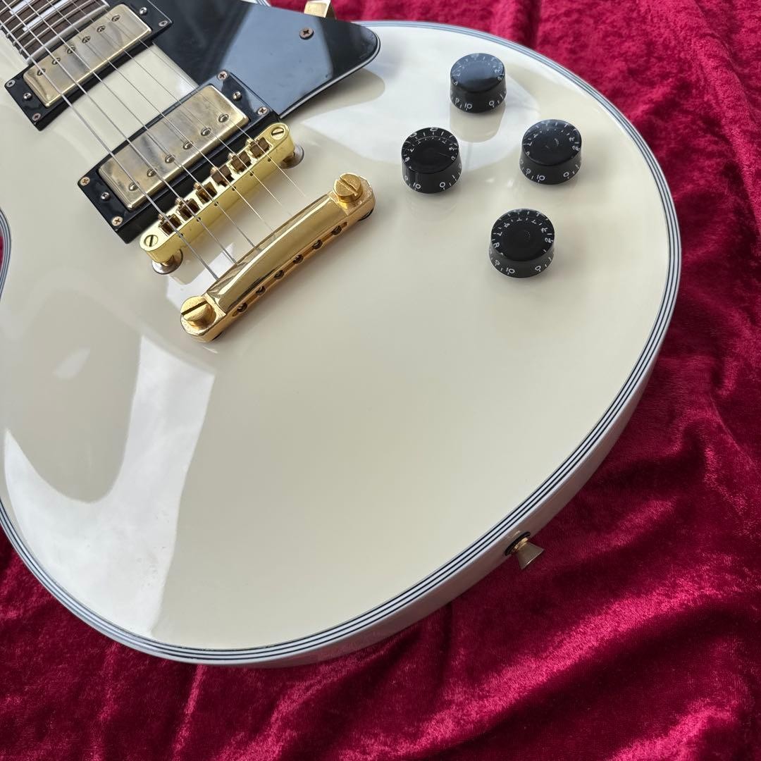 Maison Les Paul Custom LPC White Guitar