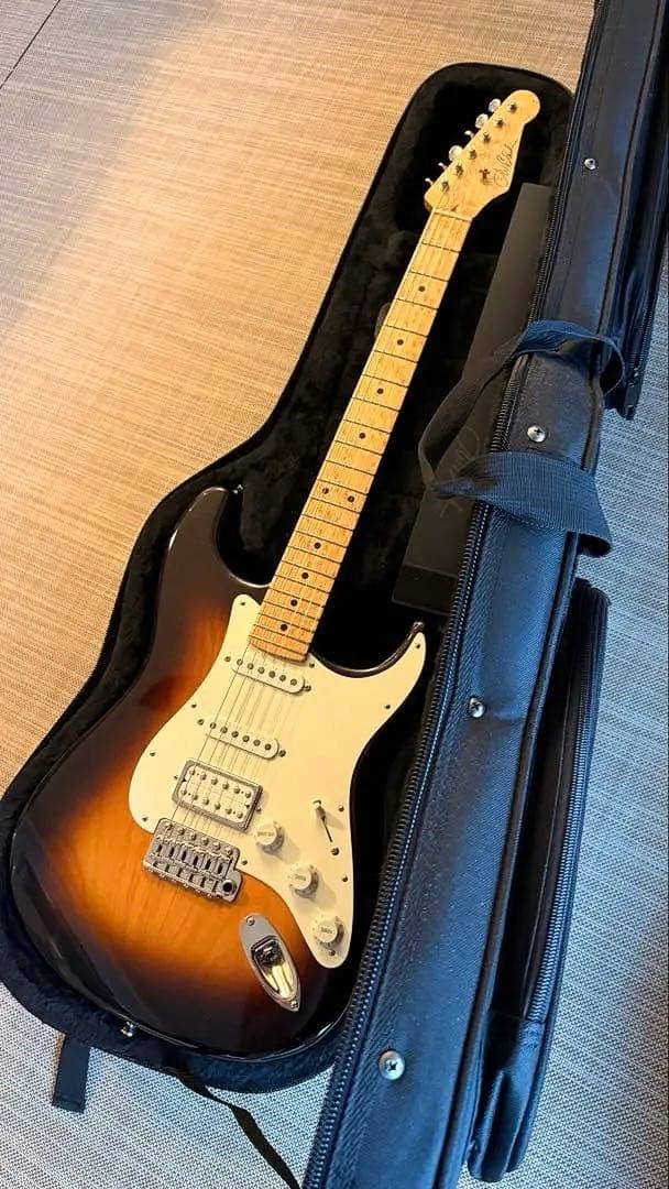 J.W.black guitars Ash Wood Body Satin Neck Vintage Finish