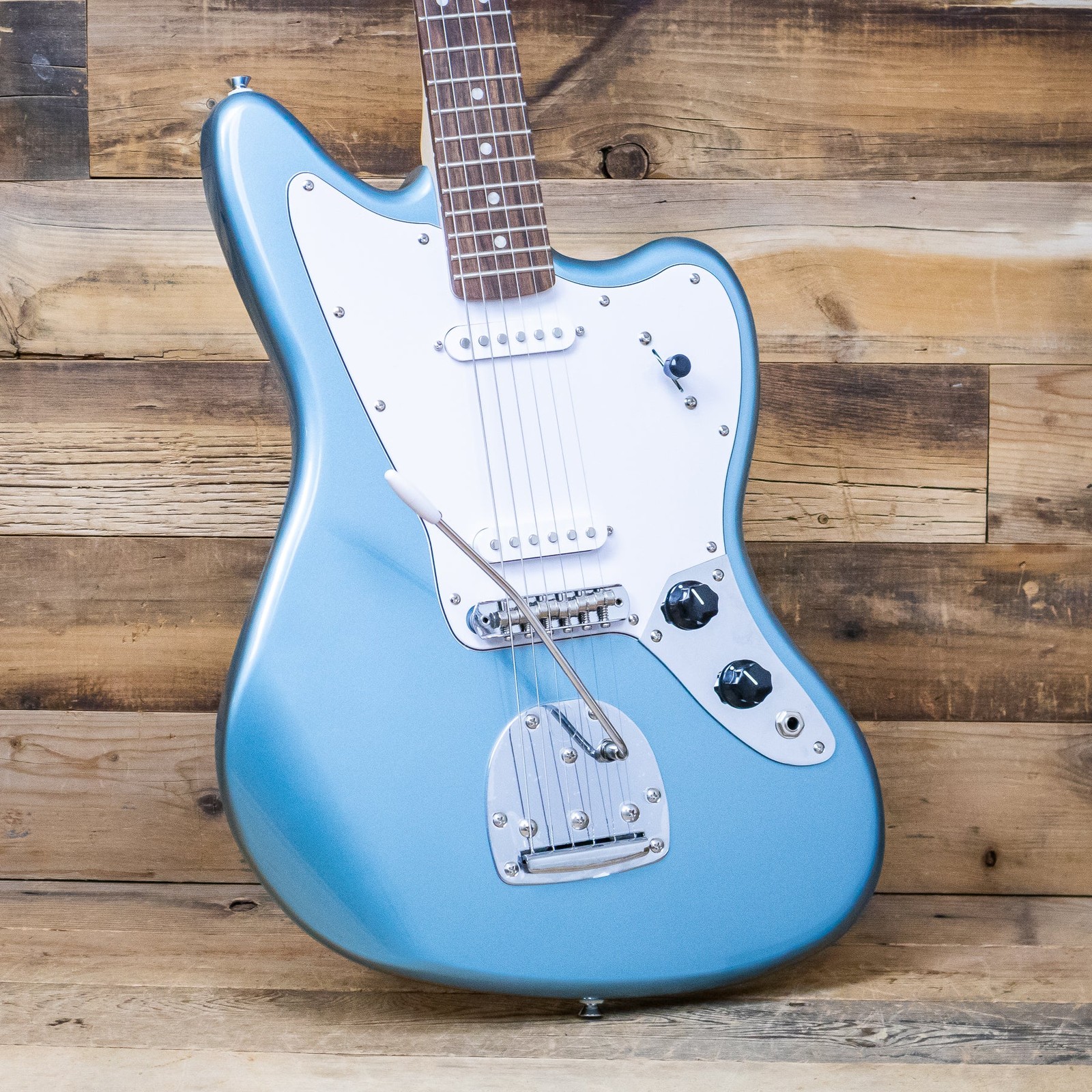 Squier Limited Edition Affinity Series Jaguar Guitar, Ice Blue Metallic U283630
