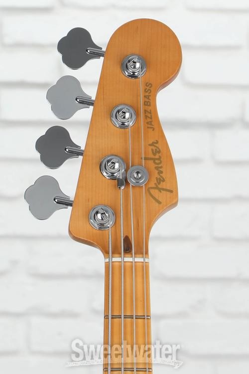 Fender American Ultra II Jazz Bass – Sinister Red, Maple Fingerboard