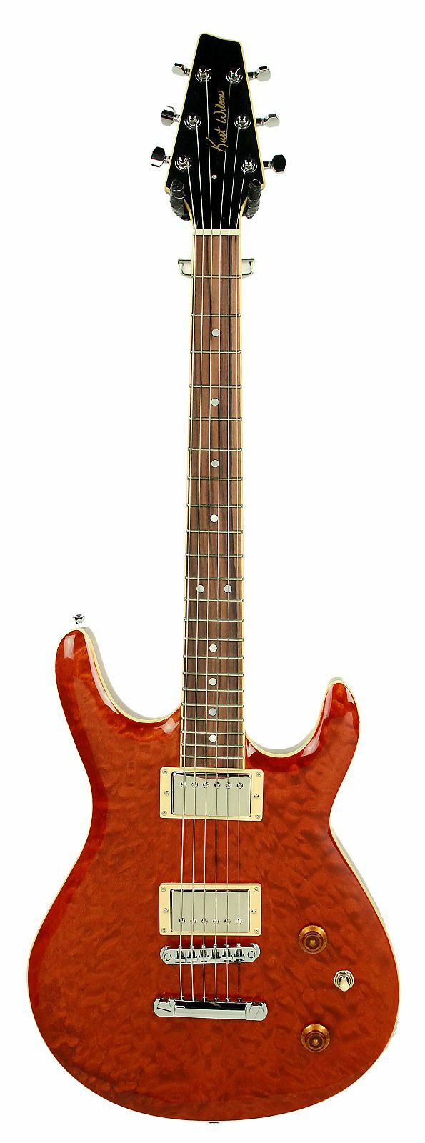 Kurt Wilson Semi Hollow KW-S7DXL Trans Amber w/OHSC