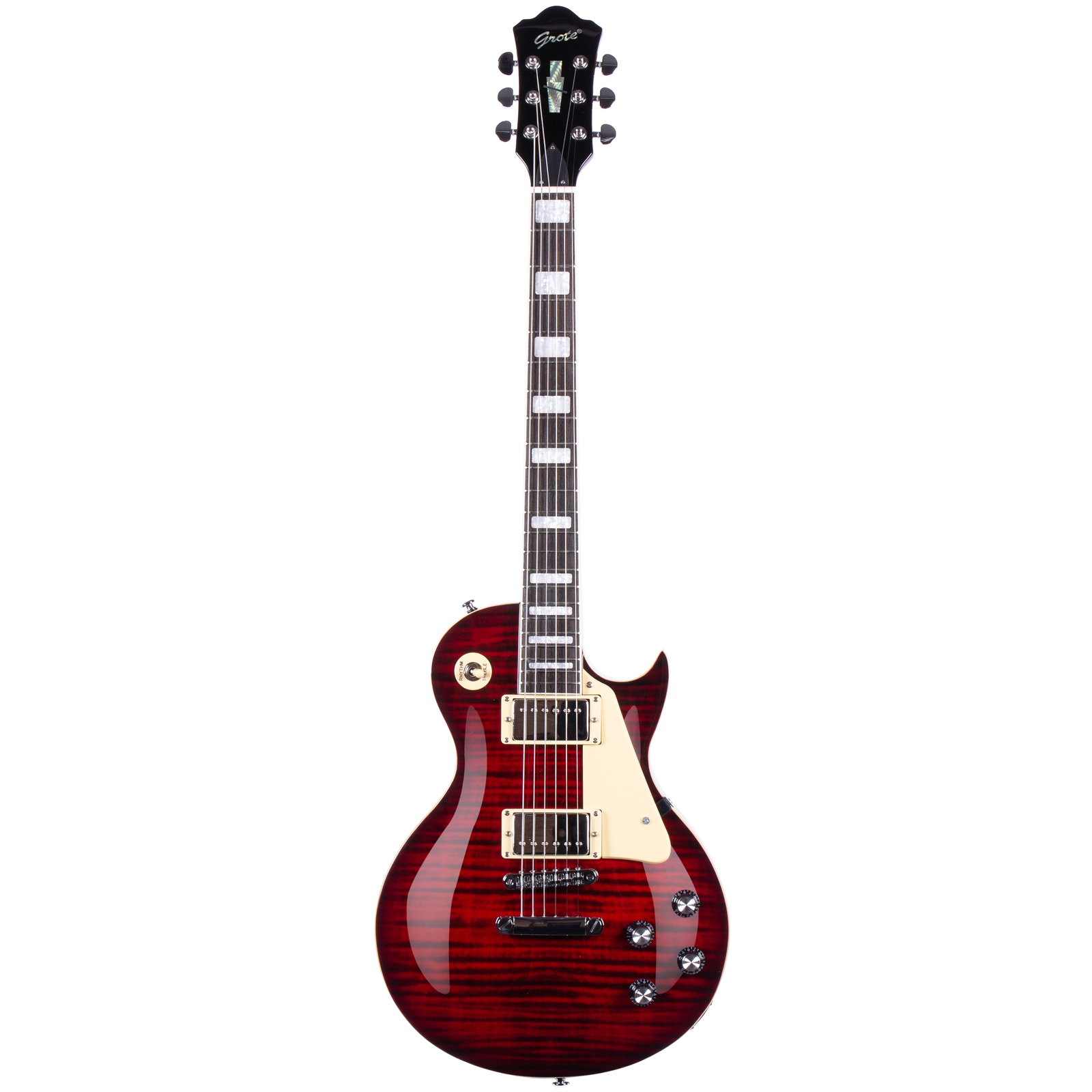 Grote Electric Guitar Solid Body LPYS-006, Stainless Steel Frets