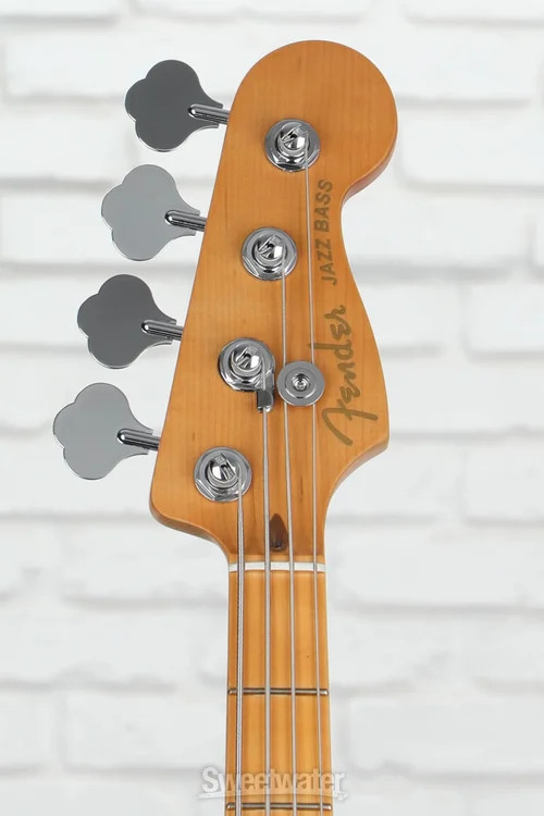 Fender American Ultra II Jazz Bass – Sinister Red, Maple Fingerboard