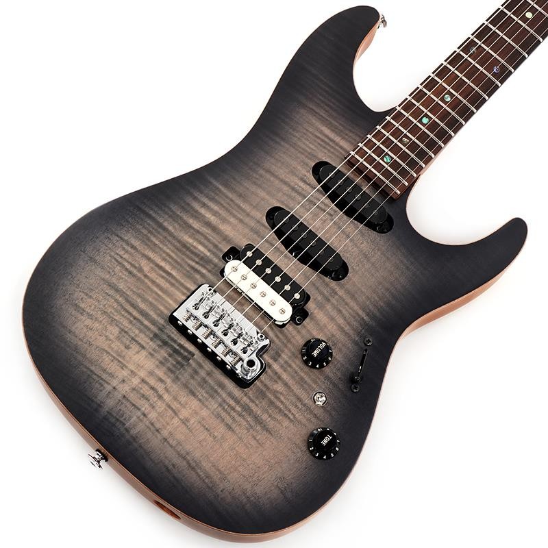 Ibanez Prestige TQM2-CUF (Charcoal Black Burst Flat) Tom Quayle Model 844320
