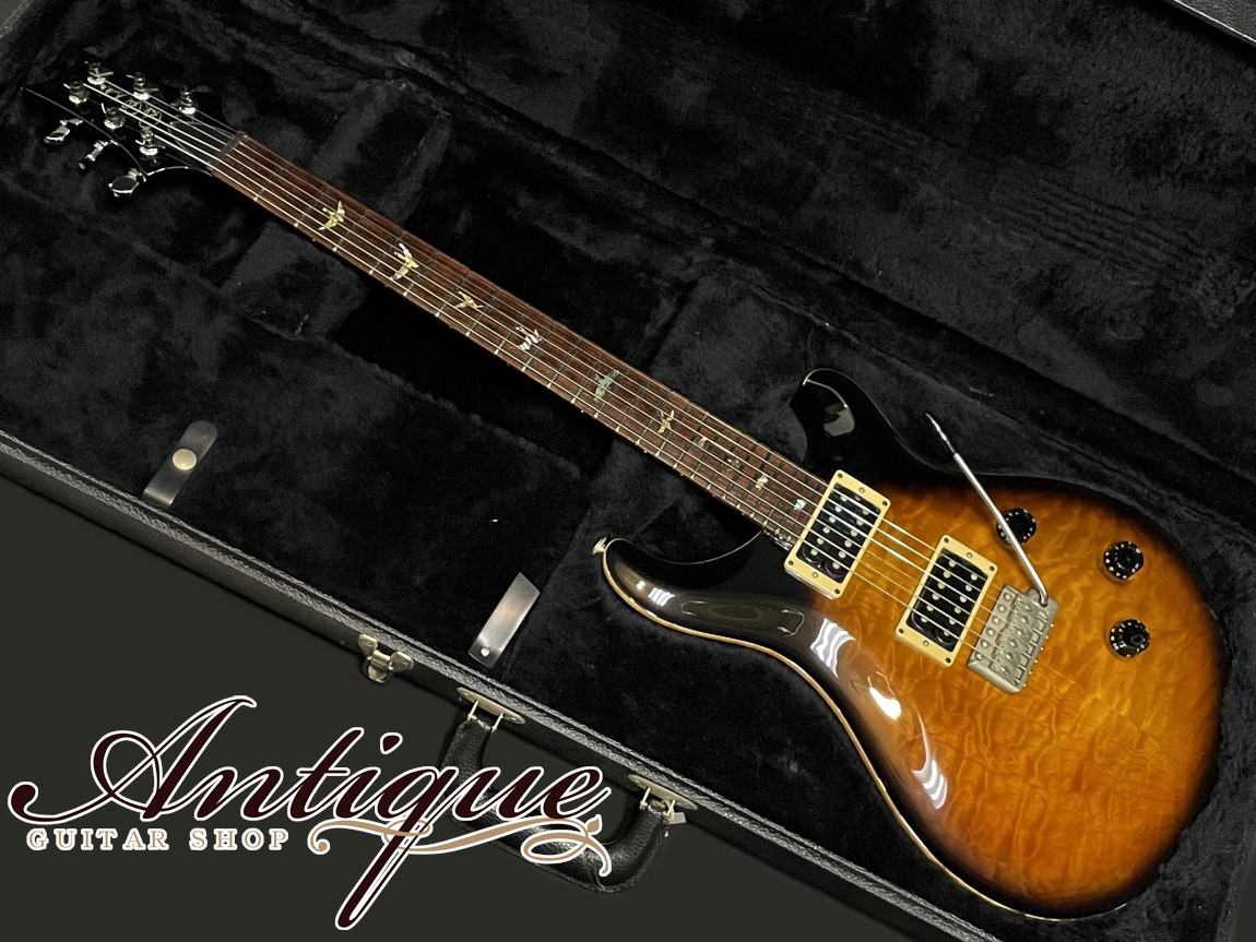 Paul Reed Smith PRS CUSTOM24 1ST big Leaf Quilt 10TOP 1997 Black Sunburst
