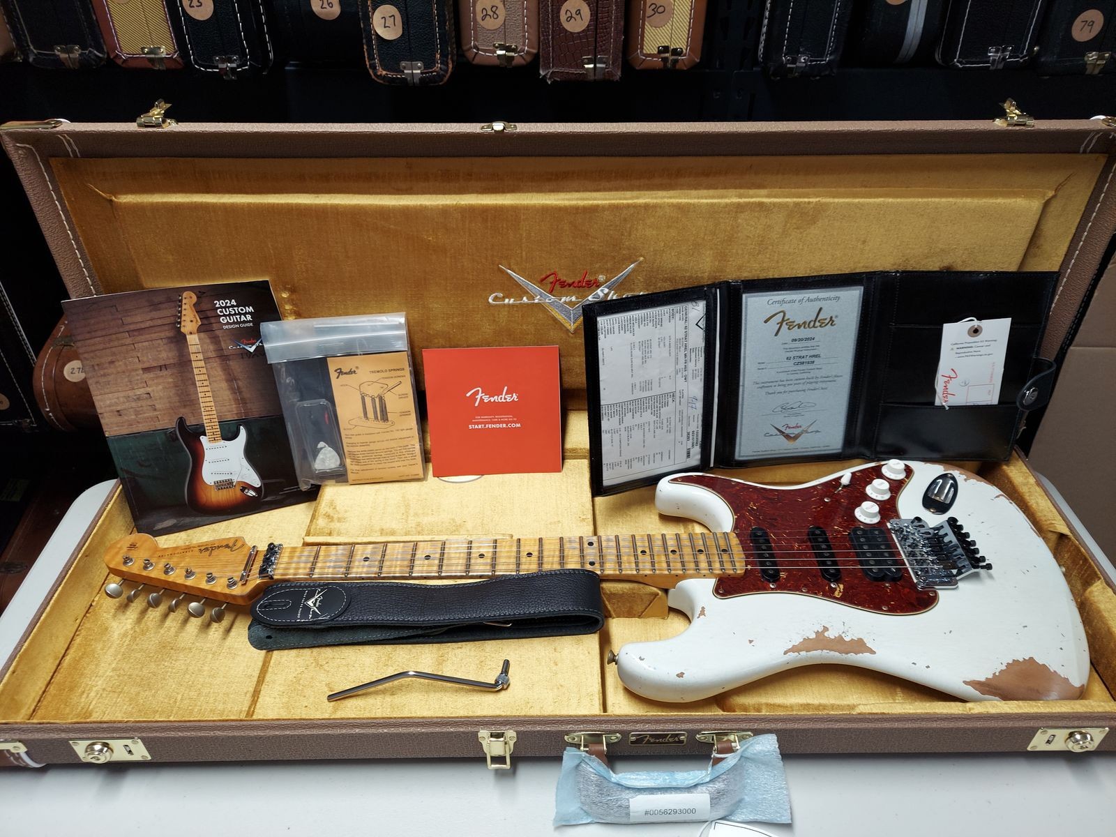 2024 Fender Custom Shop ’62 Heavy Relic Stratocaster with a FLOYD COA Super Cool
