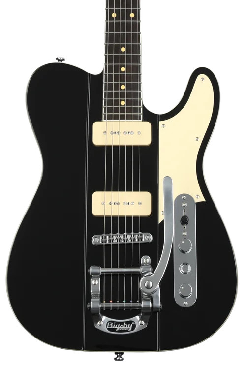 Reverend Greg Koch Gristle 90 Solidbody Electric Guitar – Midnight Black