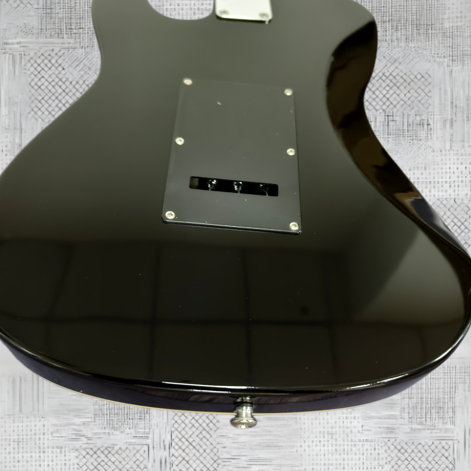 Ship US TL Electric Guitar – Black Finish Maple Fingerboard Alder body