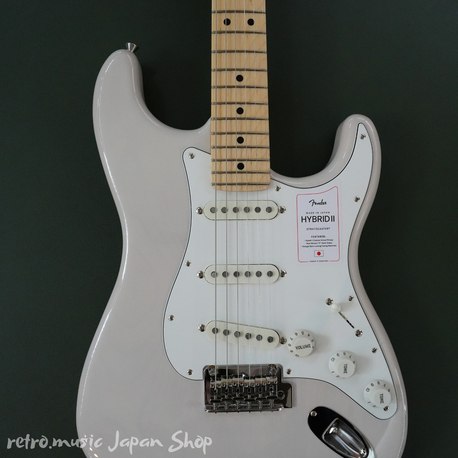 Fender Electric Guitar Made in Japan Hybrid II Stratocaster Maple US Blonde