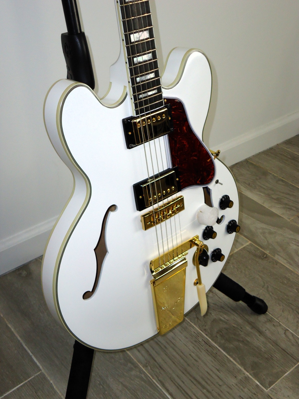 2026 Epiphone Alex Lifeson 1976 ES-355 “Whitey” Re-Issue Electric Guitar RUSH