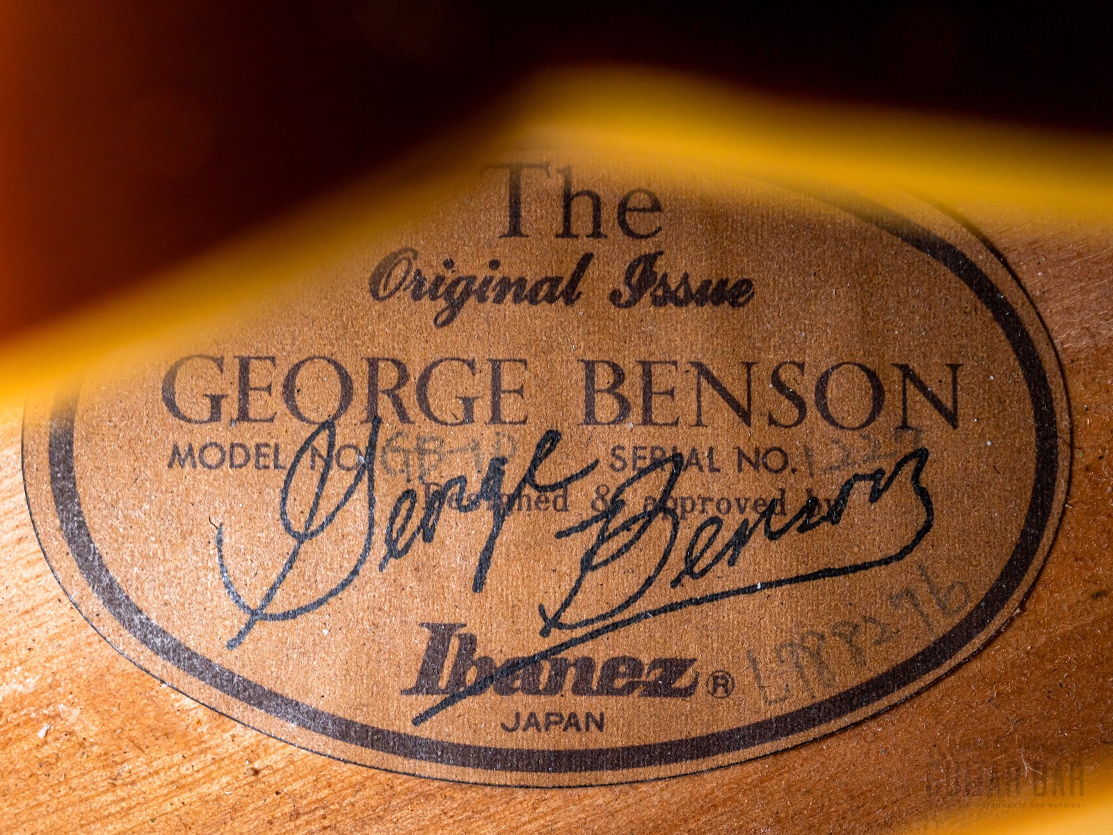 1978 Ibanez George Benson Signature GB10 Archtop Electric Guitar, Japan Fujigen