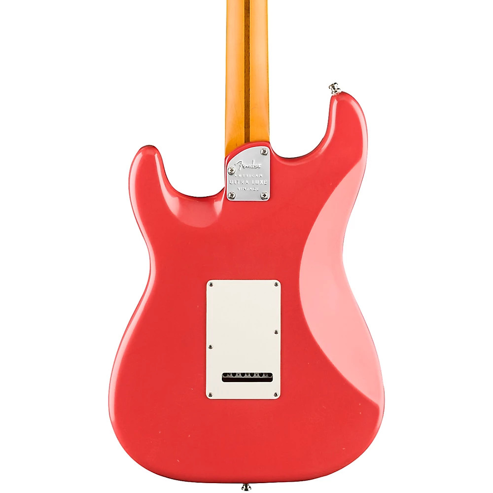 Fender American Ultra Luxe Vntg 60s Stratocaster HSS Rosewd FB Guitar Fiesta Red