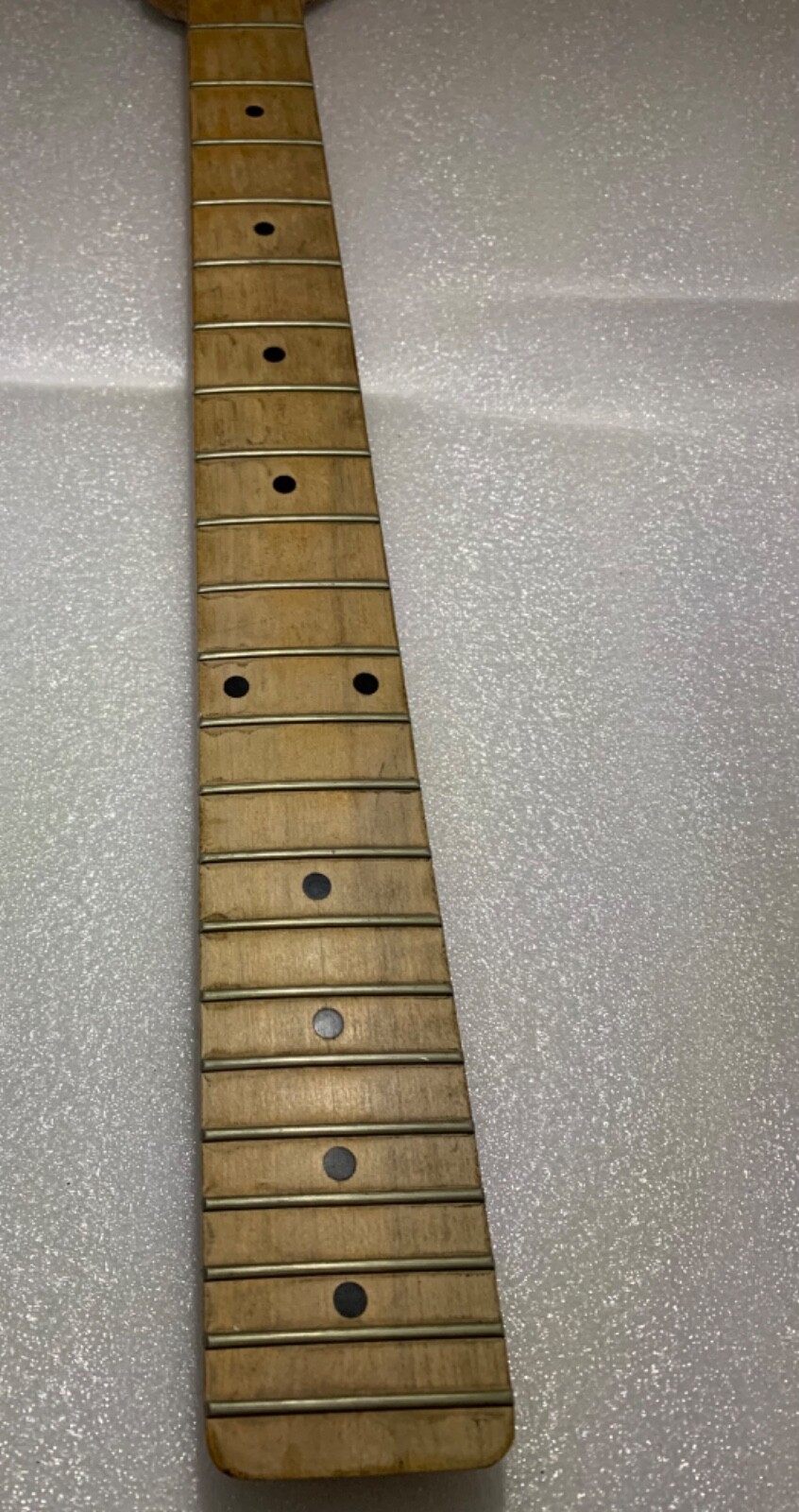VINTAGE Electric Guitar Thin Retro Neck and Tuners