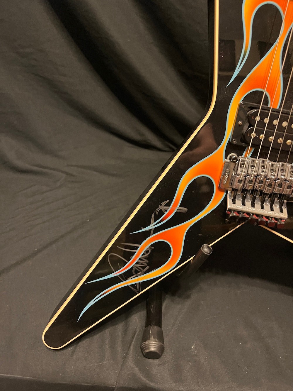 1983 Charvel USA Star Guitar Hot Rod Flame Owned by Paul Stanley of Kiss W/OHSC