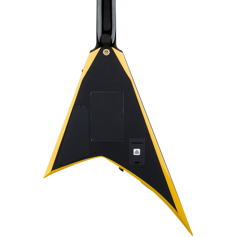 Jackson X Series Rhoads RRX24 Electric Guitar Black with Yellow Bevels