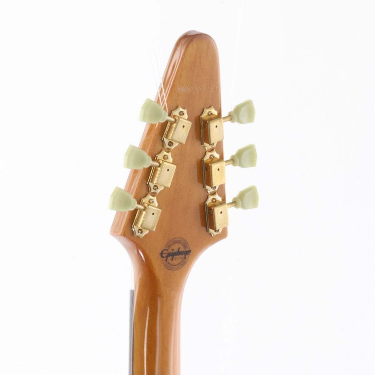 Epiphone 1958 Korina Flying V 2016 Korina Top and Back Mahogany Body